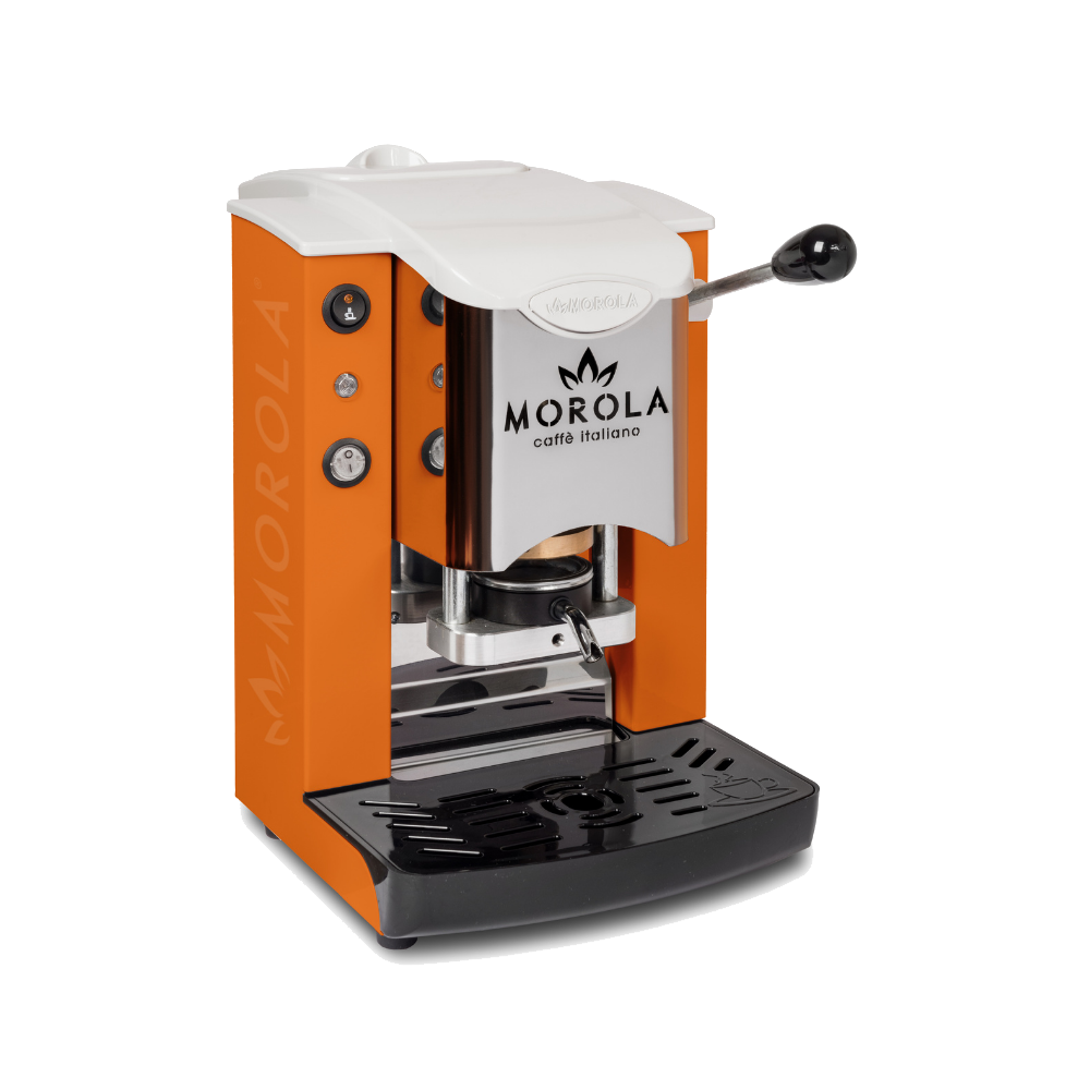 Macchinetta-a-cialde-Morola-Alise-arancione-morola-caffè-italiano